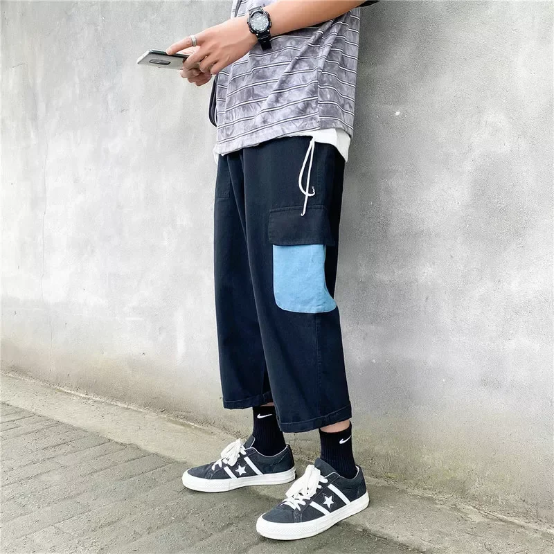 Streetwear Men‘s Cargo Pants Patchwork Hip Hop Jogger Sweatpants Men 2021 Fashion Side Pockets Casual Trousers Male Large Size 
Streetwear Men‘s Cargo Pants Patchwork Hip Hop Jogger Sweatpants Men 2021 Fashion Side Pockets Casual Trousers Male Large Size