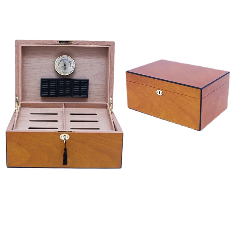 Portable Cedar Wood Cigar Humidor Durable Cigar Box Double Layer Cigar Case W/ Humidifier Hygrometer Cigar Accessories
Portable Cedar Wood Cigar Humidor Durable Cigar Box Double Layer Cigar Case W/ Humidifier Hygrometer Cigar Accessories