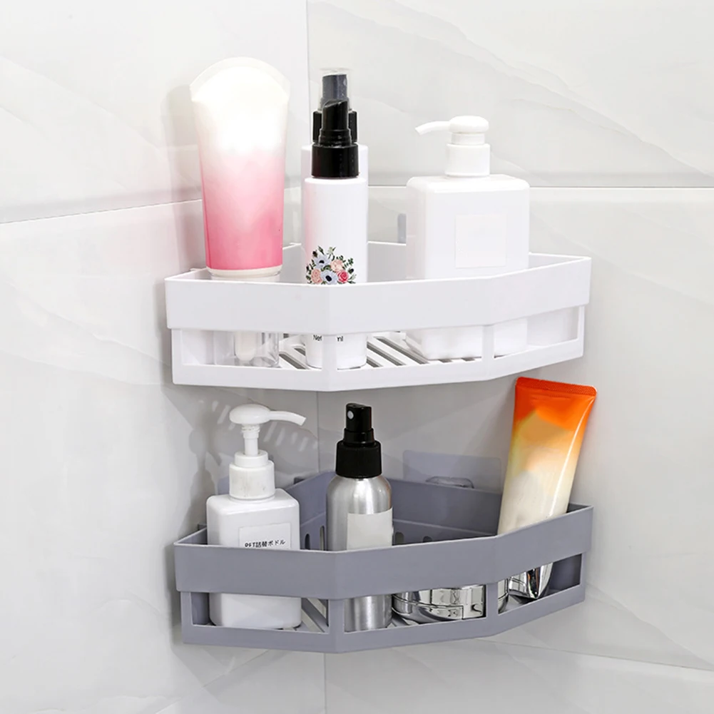 Bathroom Storage Shelf Triangle Corner Rack Plastic No Drilling Toilet Shampoo Storage Holder Organizer Bathroom Accessories
Bathroom Storage Shelf Triangle Corner Rack Plastic No Drilling Toilet Shampoo Storage Holder Organizer Bathroom Accessories