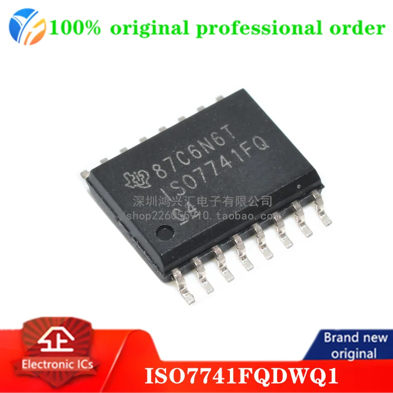 100% original ISO7741FQDWQ1 Digital Isolator Logic 4-CH 100Mbps Automotive 16-Pin SOIC Tube
100% original ISO7741FQDWQ1 Digital Isolator Logic 4-CH 100Mbps Automotive 16-Pin SOIC Tube