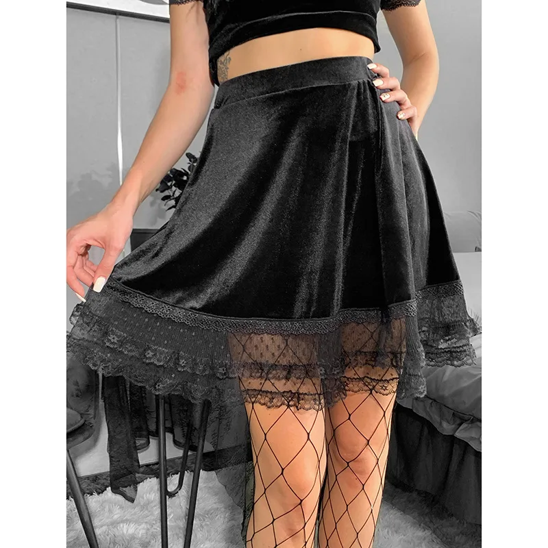 Dark Wind New Skirt Solid Color Sexy Lace Skirt Punk Skirt Kawaii Skirt Gothic Skirt Vintage Harajuku Skirt Black Skirt
Dark Wind New Skirt Solid Color Sexy Lace Skirt Punk Skirt Kawaii Skirt Gothic Skirt Vintage Harajuku Skirt Black Skirt
