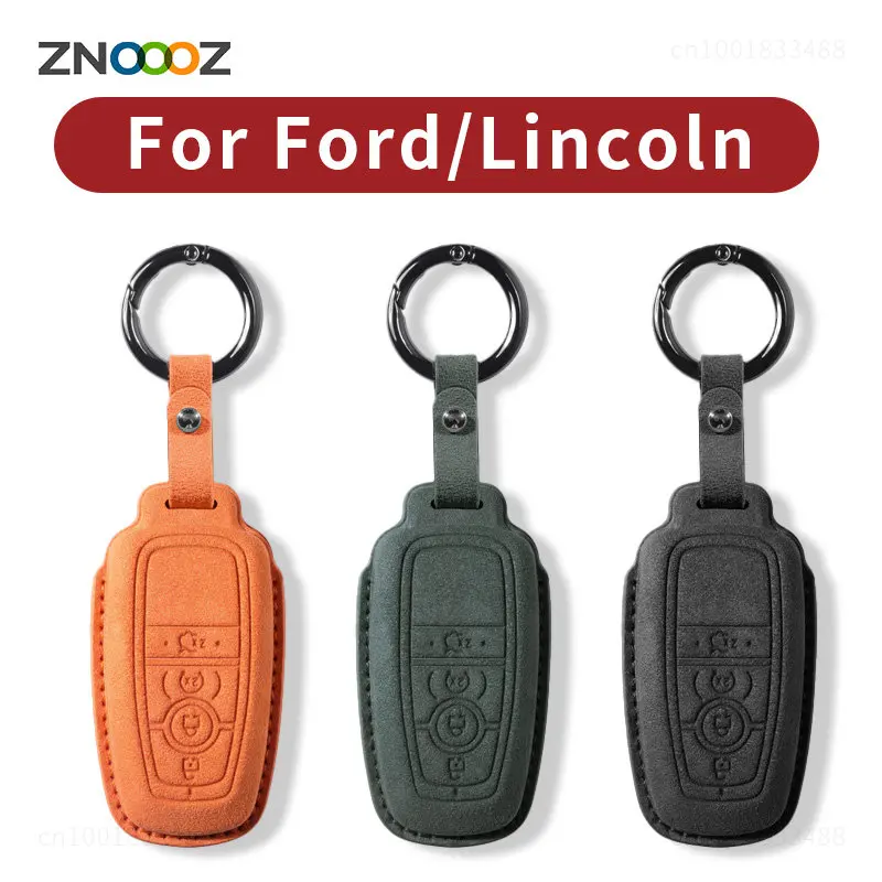 Leather Alcantara Car Key Cover Case For Ford Fusion Mondeo Mustang Explorer Edge EcoSport Lincoln MKC MKZ MKX 20151618 keychain
Leather Alcantara Car Key Cover Case For Ford Fusion Mondeo Mustang Explorer Edge EcoSport Lincoln MKC MKZ MKX 20151618 keychain