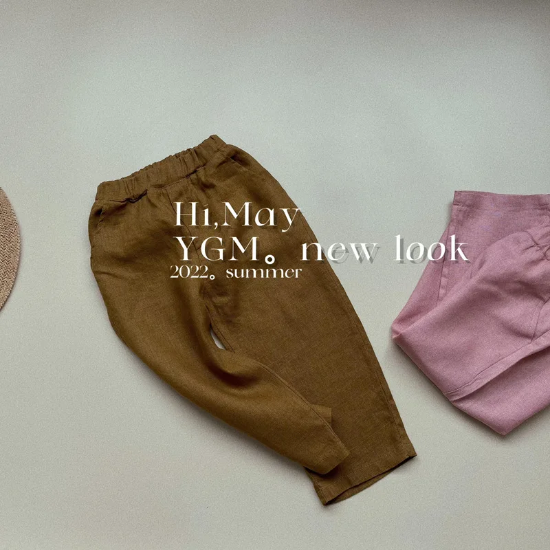 Новинка лета 2022, детская одежда, свободные двухцветные льняные штаны в Корейском стиле для маленьких девочек с рисунком редиса 
Новинка лета 2022, детская одежда, свободные двухцветные льняные штаны в Корейском стиле для маленьких девочек с рисунком редиса