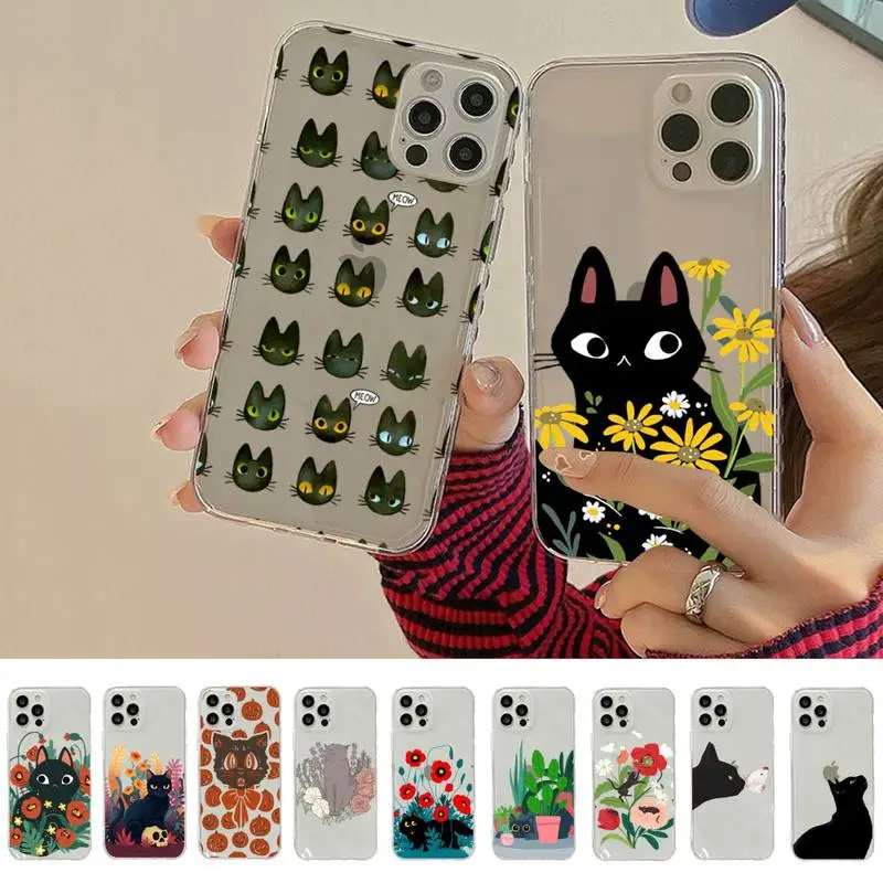 Yinuoda Cute black cat Phone Case For iPhone 14 13 12 11 Pro Max XS X XR SE 2020 6 7 8 Plus Mini Protective Cover
Yinuoda Cute black cat Phone Case For iPhone 14 13 12 11 Pro Max XS X XR SE 2020 6 7 8 Plus Mini Protective Cover