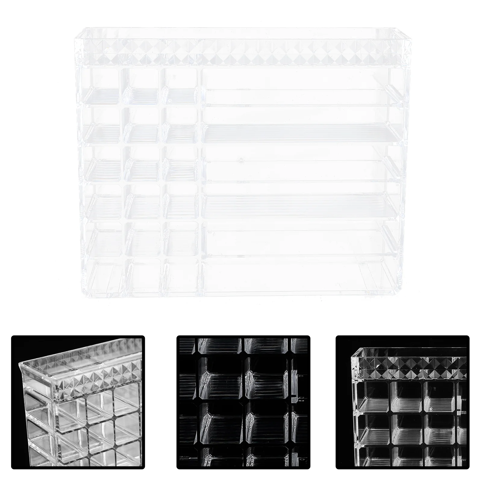 Storage Box Cosmetics Organizer Container Shelf Bracket Home Use Desktop Nail Polish
Storage Box Cosmetics Organizer Container Shelf Bracket Home Use Desktop Nail Polish