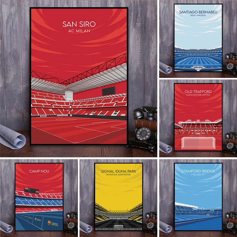 Sports Venue Canvas Painting Football Field Cricket Sports Wall Art Nordic Poster and Print Cartoon Pictures for Teen Room Decor
Sports Venue Canvas Painting Football Field Cricket Sports Wall Art Nordic Poster and Print Cartoon Pictures for Teen Room Decor