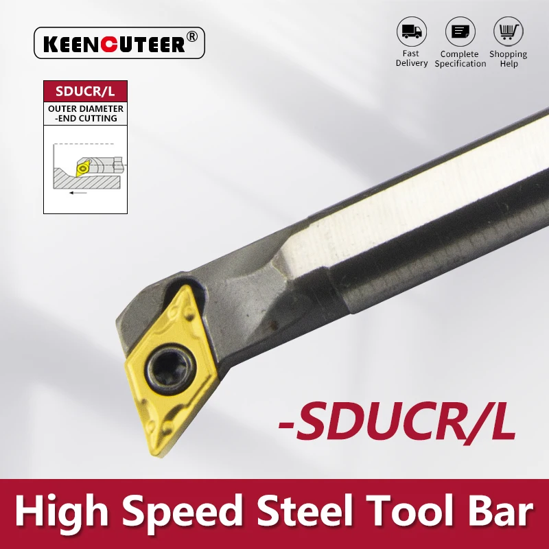 H08K-SDUCR07 H10K-SDUCR07 H12M-SDUCR07 H16Q-SDUCR07 High speed steel turning tool -SDUCR Bar Turning Holder Cutter Bar CNC Lathe
H08K-SDUCR07 H10K-SDUCR07 H12M-SDUCR07 H16Q-SDUCR07 High speed steel turning tool -SDUCR Bar Turning Holder Cutter Bar CNC Lathe