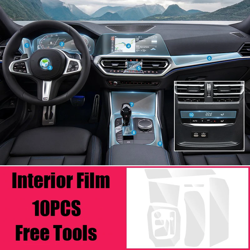 Auto central console TPU transparent protective film, navigation accessories, BMW 3 series reset sticker
Auto central console TPU transparent protective film, navigation accessories, BMW 3 series reset sticker