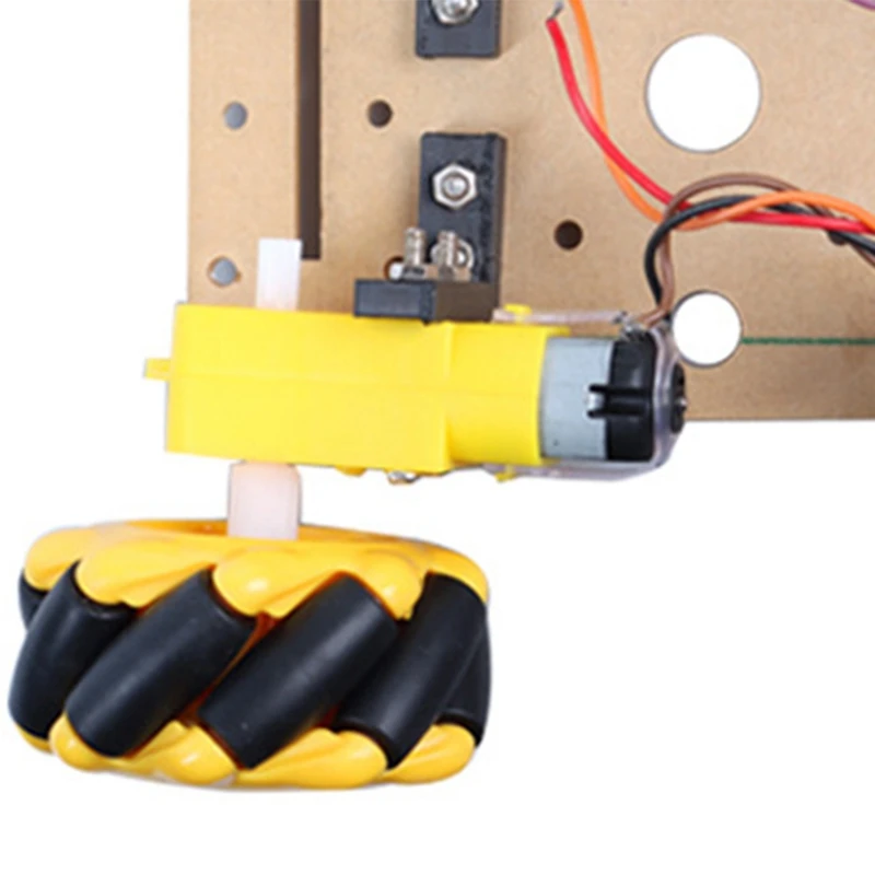 Smart Robot Car Kit Acrylic Chassis With 4WD Mecanum Wheels Suitable For Programming Beginner Kit DIY Assembly Robot Parts
Smart Robot Car Kit Acrylic Chassis With 4WD Mecanum Wheels Suitable For Programming Beginner Kit DIY Assembly Robot Parts