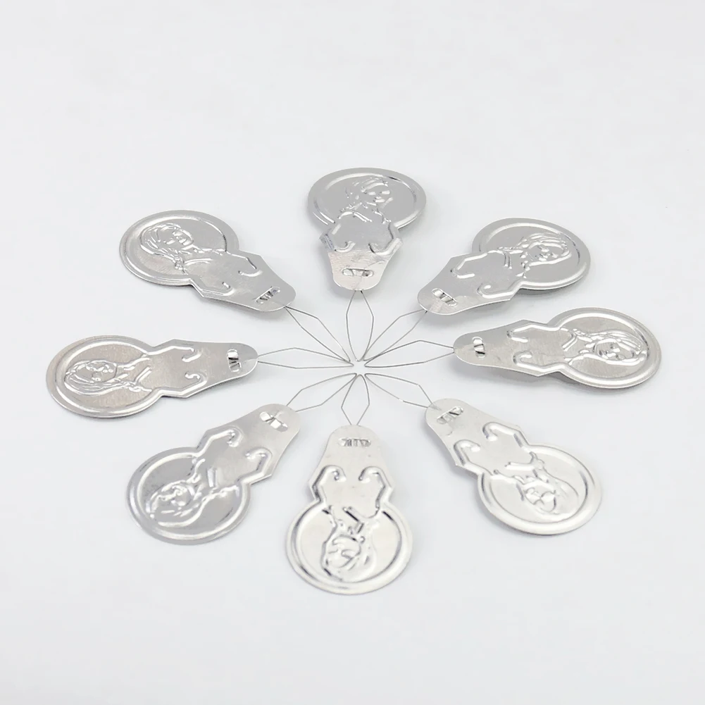 100PCS Cross Stitch Tool Aluminum Disc Threader Threader Home Personality Character Carving Sewing Handicraft Accessories
100PCS Cross Stitch Tool Aluminum Disc Threader Threader Home Personality Character Carving Sewing Handicraft Accessories