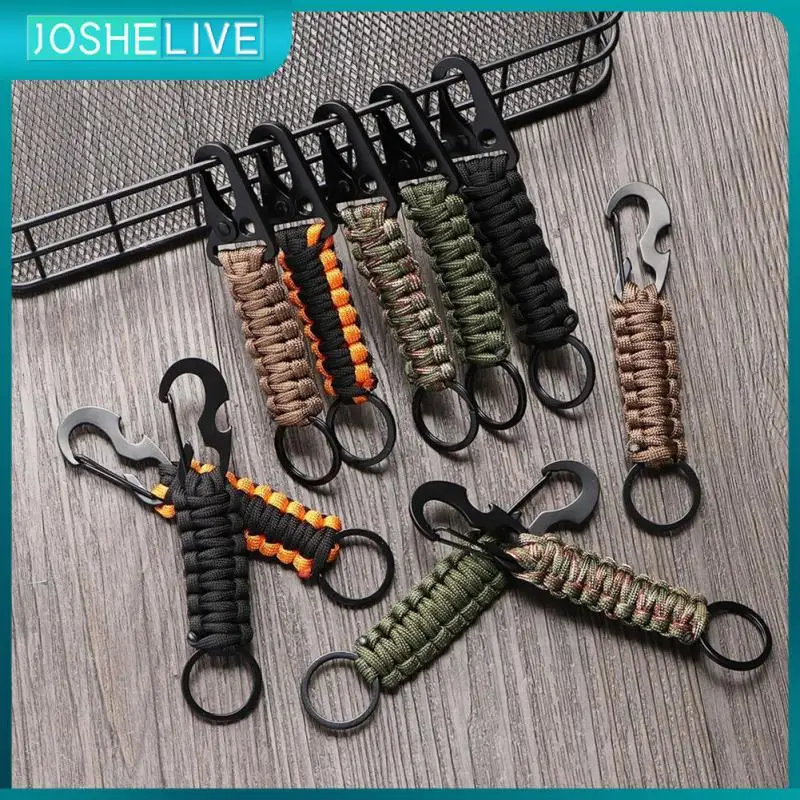 Outdoor Keychain Ring Military Paracord Cord Rope Lifesaving Kit Outdoor Keychain Camping Carabiner Multi-tool Keychain
Outdoor Keychain Ring Military Paracord Cord Rope Lifesaving Kit Outdoor Keychain Camping Carabiner Multi-tool Keychain