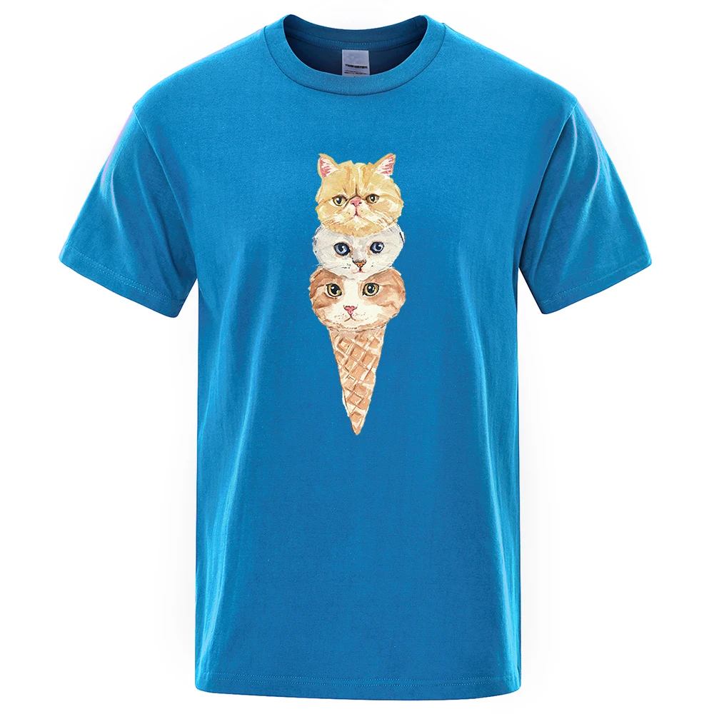 Ice Cream Stack Cat Printing Men's T Shirt Fashion Comfortable Clothes o-neck Casual Tees Shirts Man Summer Casual T-shirts
Ice Cream Stack Cat Printing Men's T Shirt Fashion Comfortable Clothes o-neck Casual Tees Shirts Man Summer Casual T-shirts