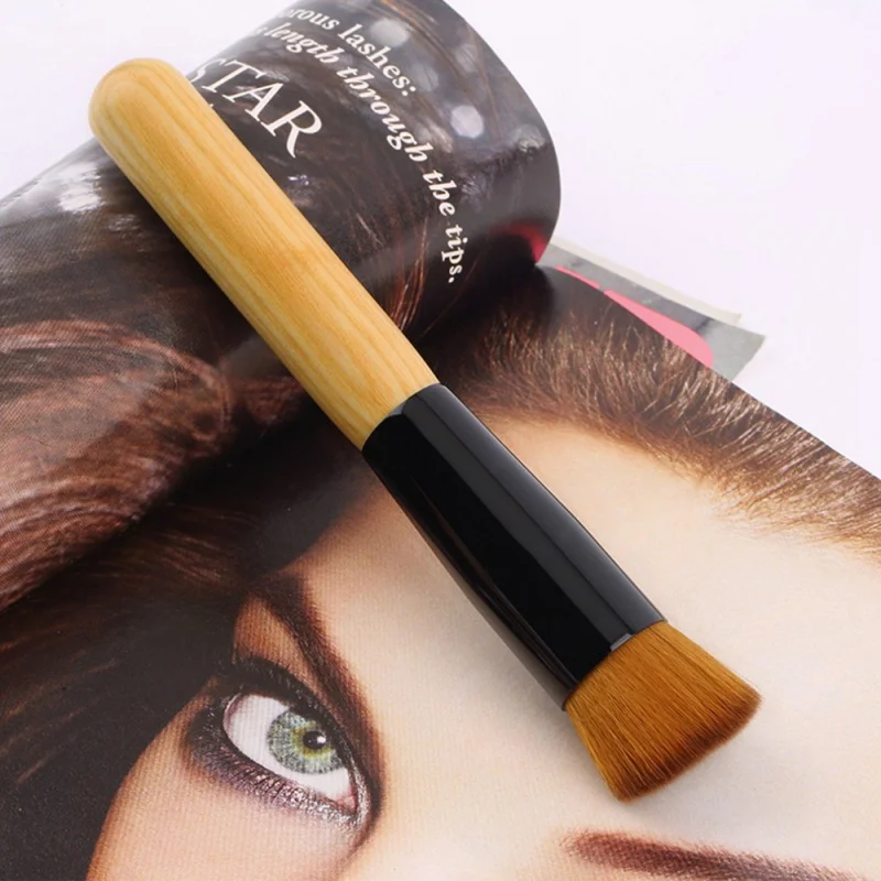 SEPROFE Ash foundation brush oblique head solid wood makeup brush BB cream liquid foundation universal beauty tool
SEPROFE Ash foundation brush oblique head solid wood makeup brush BB cream liquid foundation universal beauty tool