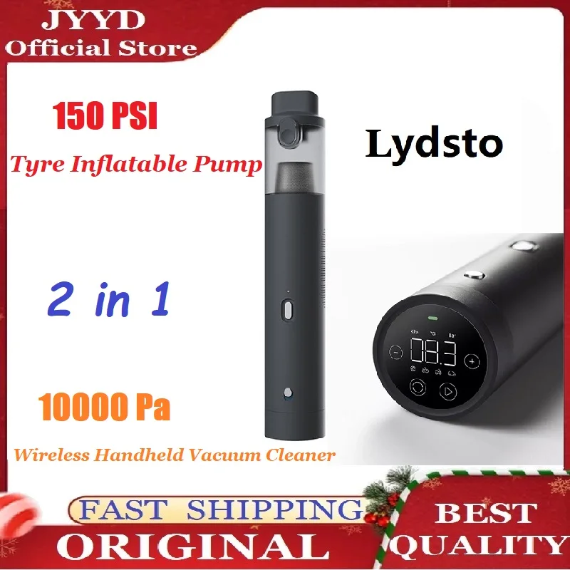 Беспроводной ручной пылесос Lydsto, 10000 па, автомобильный воздушный насос, насос для надувания шин, 2 в 1, пылесборник для автомобиля и дома
Беспроводной ручной пылесос Lydsto, 10000 па, автомобильный воздушный насос, насос для надувания шин, 2 в 1, пылесборник для автомобиля и дома