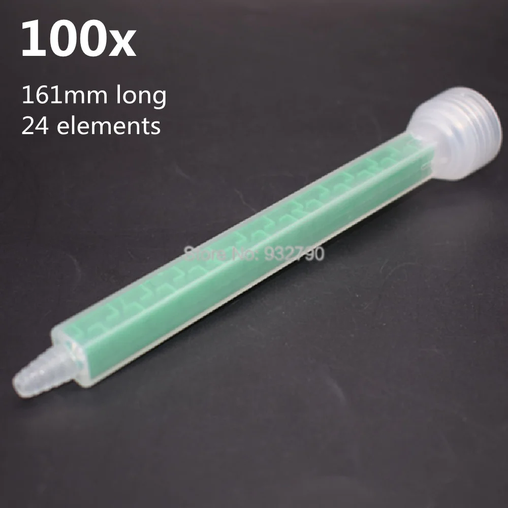 100pcs Static Mixer Mixing Nozzles 24 Elements 161mm Length for Two Component Syringes Cartridges Mix Adhesive
100pcs Static Mixer Mixing Nozzles 24 Elements 161mm Length for Two Component Syringes Cartridges Mix Adhesive