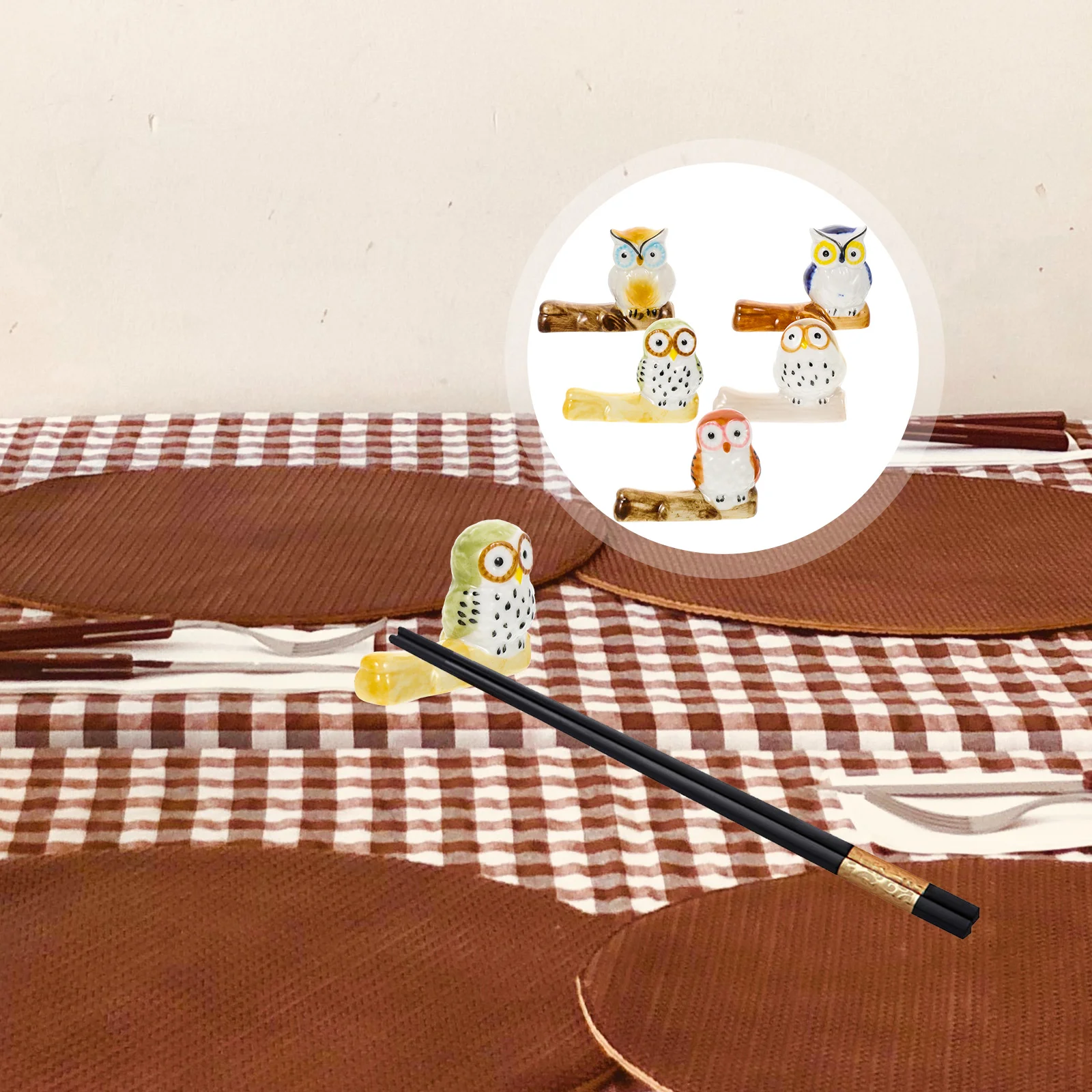 5pcs Chopsticks Ceramic Chopstick Holder Cartoon Spoon Rest Chopstick Rest Chopsticks Holder for Home House Restaurant
5pcs Chopsticks Ceramic Chopstick Holder Cartoon Spoon Rest Chopstick Rest Chopsticks Holder for Home House Restaurant