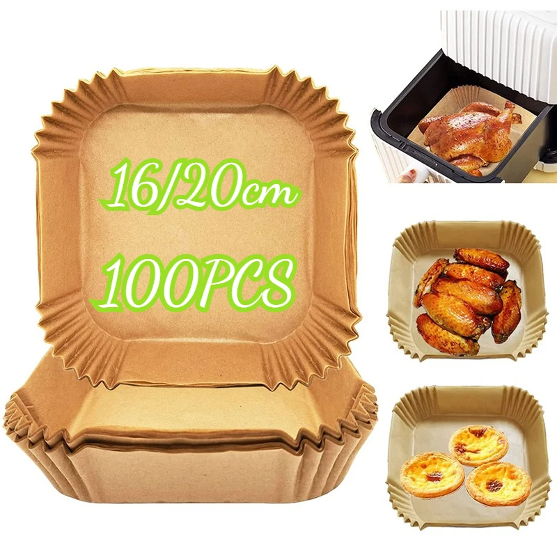 100Pcs Oil-Proof Air fryer Disposable Paper for Barbecue Plate Round Oven Pan Pad 16/20cm AirFryer Baking Paper Liner
100Pcs Oil-Proof Air fryer Disposable Paper for Barbecue Plate Round Oven Pan Pad 16/20cm AirFryer Baking Paper Liner