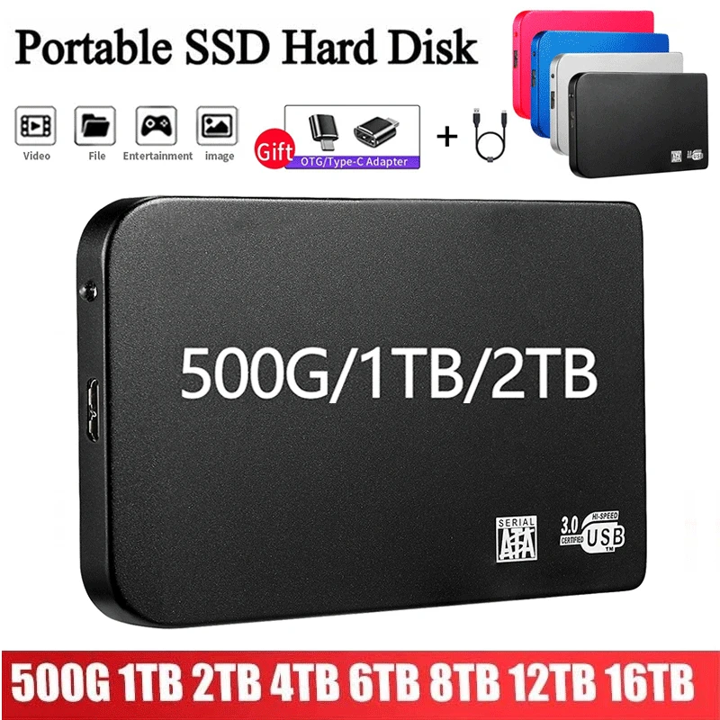 Портативный SSD-накопитель, внешний жесткий диск 1 ТБ Type-C SSD, мобильные жесткие диски 500 ГБ 2 ТБ 4 ТБ, твердотельный накопитель для ноутбука и ноутбука
Портативный SSD-накопитель, внешний жесткий диск 1 ТБ Type-C SSD, мобильные жесткие диски 500 ГБ 2 ТБ 4 ТБ, твердотельный накопитель для ноутбука и ноутбука