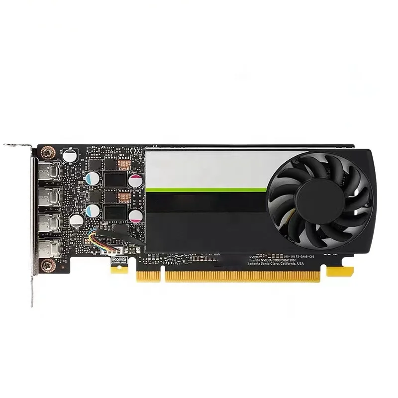 T600 4G For Leadtek 40W GDDR6 7680*4320 Graphics graphics card 5K Multi-screen Splicing Plane Drawing Modeling Rendering
T600 4G For Leadtek 40W GDDR6 7680*4320 Graphics graphics card 5K Multi-screen Splicing Plane Drawing Modeling Rendering