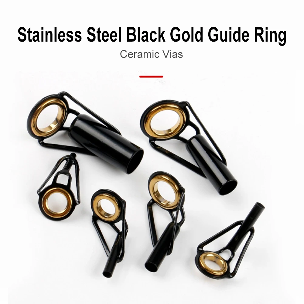 Stainless Steel Fishing Top Rod Guide Ring DIY Fishing Pole Tip Repair Kit 1.5mm/1.6mm/1.7mm/1.8mm Fishing Tackle Accessories
Stainless Steel Fishing Top Rod Guide Ring DIY Fishing Pole Tip Repair Kit 1.5mm/1.6mm/1.7mm/1.8mm Fishing Tackle Accessories