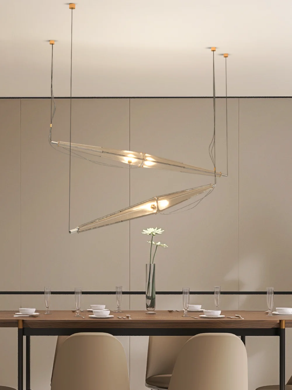 Nordic Restaurant Chandelier New Light Luxury Designer Creative Modern Dining Table Bar Stainless Steel Led Indoor Chandelier
Nordic Restaurant Chandelier New Light Luxury Designer Creative Modern Dining Table Bar Stainless Steel Led Indoor Chandelier