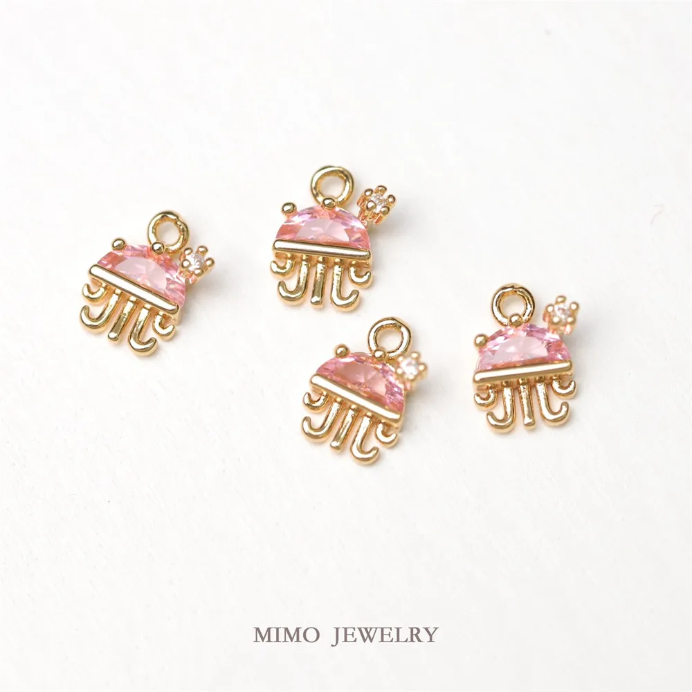 Color copper plated gold micro-inlaid zircon exquisite lace small heart pendant DIY accessories
Color copper plated gold micro-inlaid zircon exquisite lace small heart pendant DIY accessories