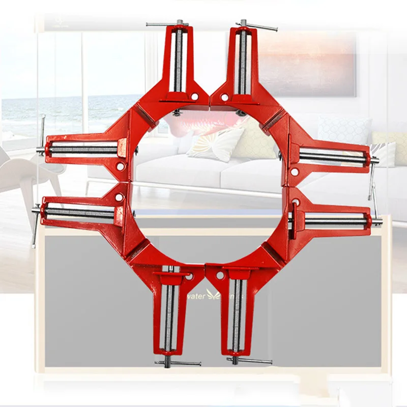 Reinforced 90° Right-angle Clip DIY Glass Fish Tank Quick Fix Clip Picture Frame Clip Woodworking Photo Frame Clip Angle Wrench
Reinforced 90° Right-angle Clip DIY Glass Fish Tank Quick Fix Clip Picture Frame Clip Woodworking Photo Frame Clip Angle Wrench