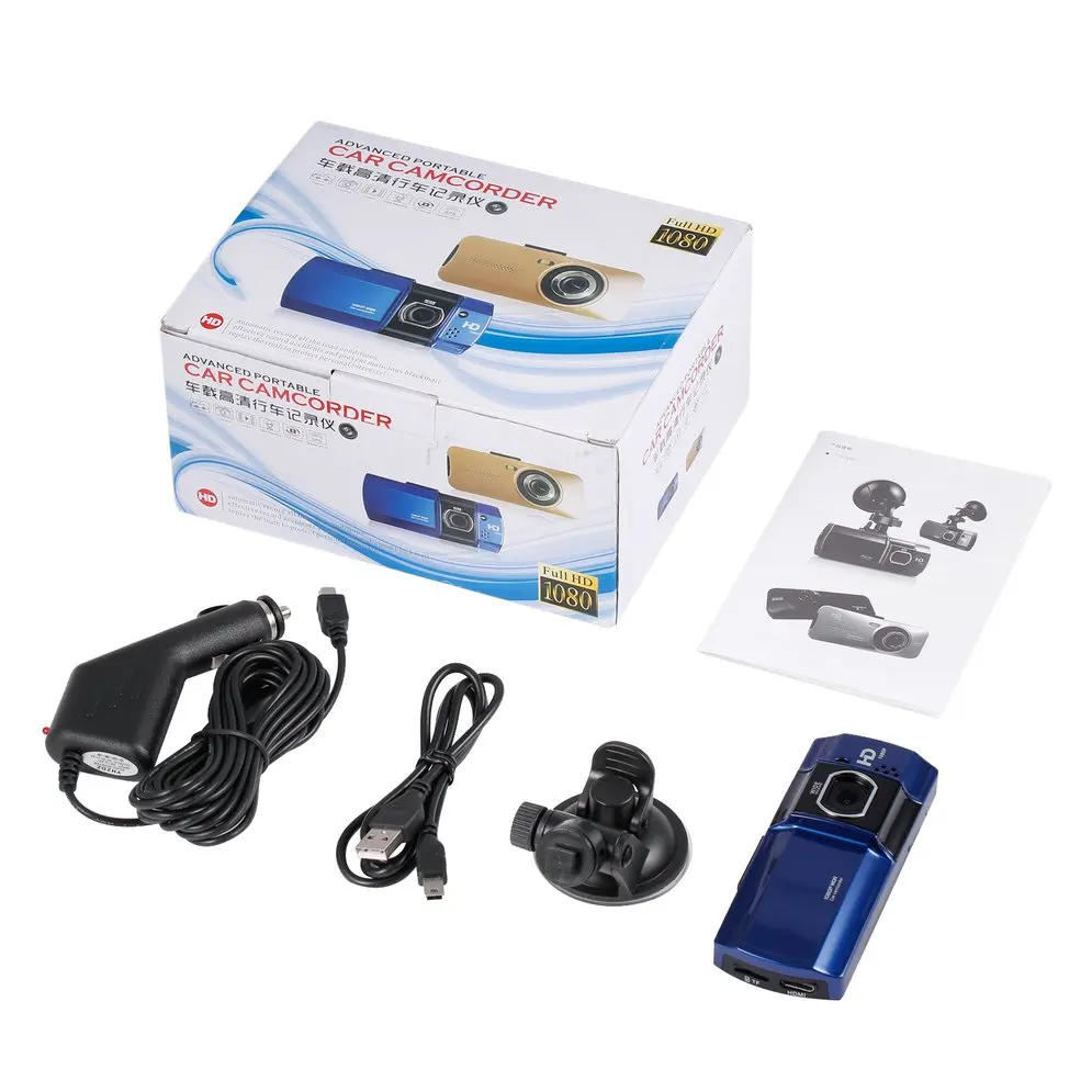 Portable HD 1080p 2.7" 16:9 LCD Car Camcorder 140 Wide Angle Dashboard Camera Recorder Dash Cam with G-Sensor Voice Recording
Portable HD 1080p 2.7" 16:9 LCD Car Camcorder 140 Wide Angle Dashboard Camera Recorder Dash Cam with G-Sensor Voice Recording