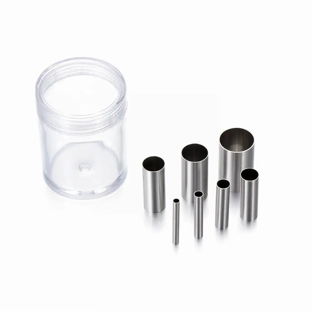 7Pcs/Lot Stainless Steel Pottery Clay Cutter Tools Small Round Cutting Mold Clay Tools Diy Handmade Crafts Accessories Hot Sale
7Pcs/Lot Stainless Steel Pottery Clay Cutter Tools Small Round Cutting Mold Clay Tools Diy Handmade Crafts Accessories Hot Sale