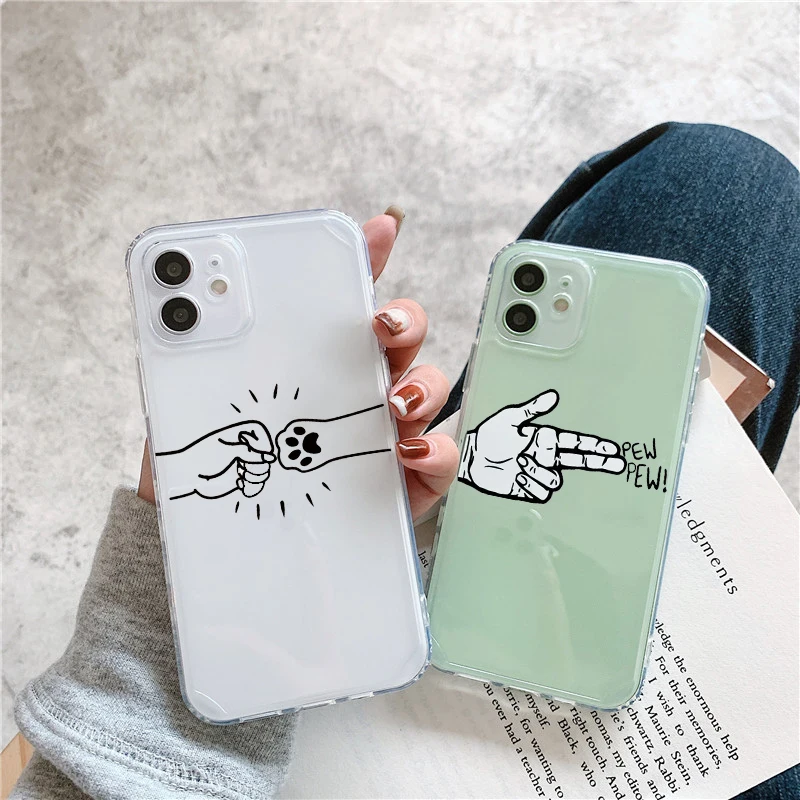 Мягкий чехол из ТПУ для IPhone 11 13 Pro MAX XS XR X 12 Mini 7 8 Plus SE3 2020