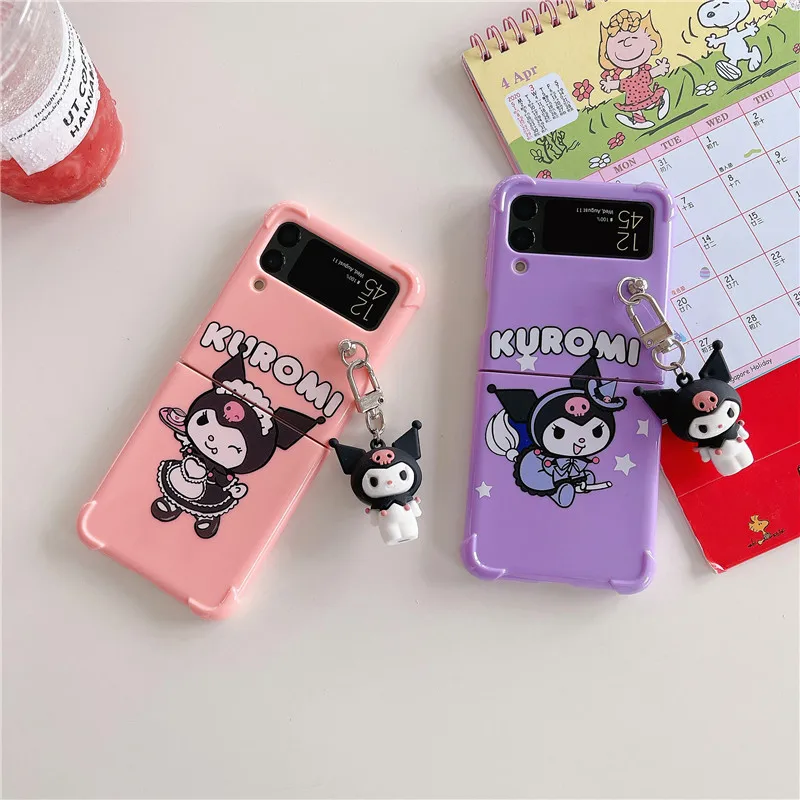 Sanrio Kuromi Cute 3D doll ornaments Phone Case For Samsung Galaxy Z Flip 3 4 5G ZFlip3 ZFlip4 Flip3 Flip4 Anti-drop Cover
Sanrio Kuromi Cute 3D doll ornaments Phone Case For Samsung Galaxy Z Flip 3 4 5G ZFlip3 ZFlip4 Flip3 Flip4 Anti-drop Cover