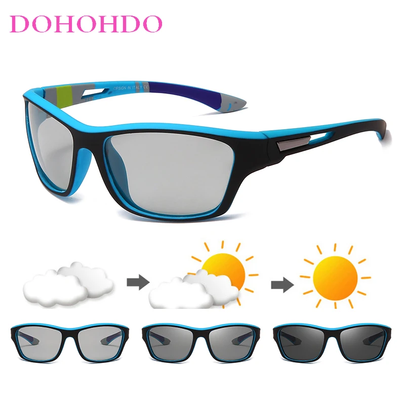 Photochromic Sunglasses Men Polarized Chameleon Glasses Male Driving Sun Glasses Women Sports Goggles Change Color Eyewear UV400
Photochromic Sunglasses Men Polarized Chameleon Glasses Male Driving Sun Glasses Women Sports Goggles Change Color Eyewear UV400