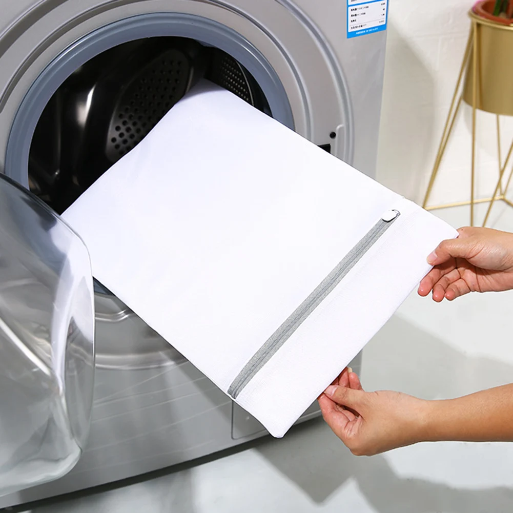 3/4PCS Mesh Laundry Bag White Reusable Durable Mesh Laundry Bags Coarse Net Laundry Basket For Washing Machines Mesh Bra Bag
3/4PCS Mesh Laundry Bag White Reusable Durable Mesh Laundry Bags Coarse Net Laundry Basket For Washing Machines Mesh Bra Bag