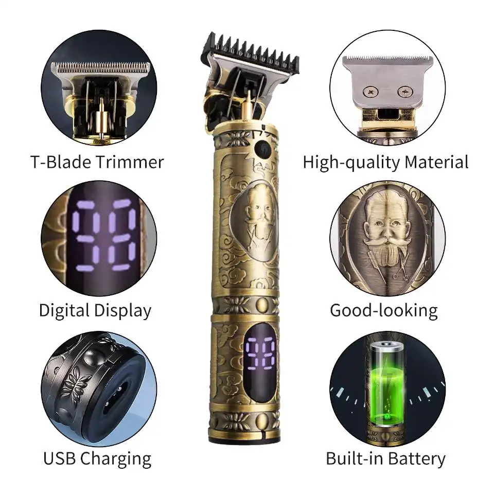 Electric Cordless Hair Clipper Professional Shaver Beard Trimmer Shaving Machine Wireless Men Shaver USB Electric Beard Trimmer
Electric Cordless Hair Clipper Professional Shaver Beard Trimmer Shaving Machine Wireless Men Shaver USB Electric Beard Trimmer