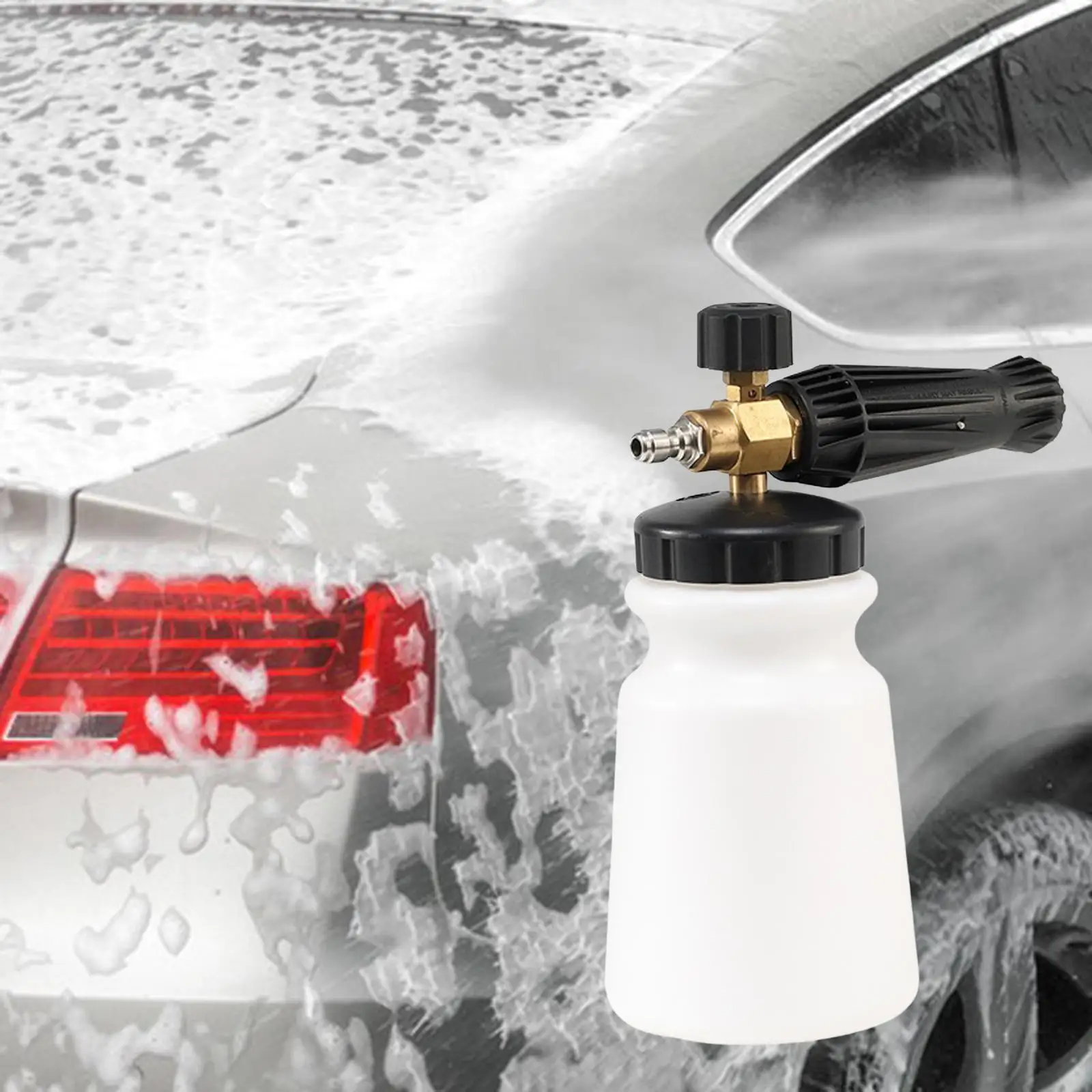 Adjustable Foaming Sprayer Water Sprayer High Pressure Foam Sprayer Car Wash Sprayer for garden Flower Watering Windows Washing
Adjustable Foaming Sprayer Water Sprayer High Pressure Foam Sprayer Car Wash Sprayer for garden Flower Watering Windows Washing