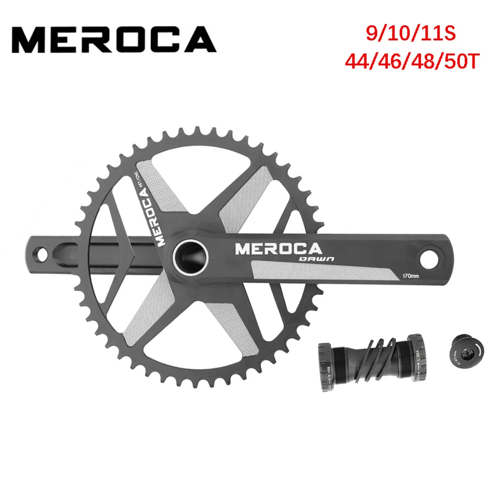 MEROCA road car hollow sprocket folding car 10/11 speed positive and negative teeth modified single disc 50/48/46/44 teeth
MEROCA road car hollow sprocket folding car 10/11 speed positive and negative teeth modified single disc 50/48/46/44 teeth