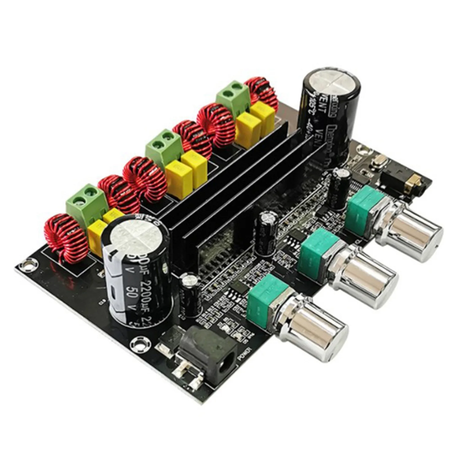 2X80W+100W Bluetooth 5.0 TPA3116D2 Power Subwoofer Amplifier Board 2.1 Channel ,Audio Stereo Equalizer AUX Class D Amp
2X80W+100W Bluetooth 5.0 TPA3116D2 Power Subwoofer Amplifier Board 2.1 Channel ,Audio Stereo Equalizer AUX Class D Amp