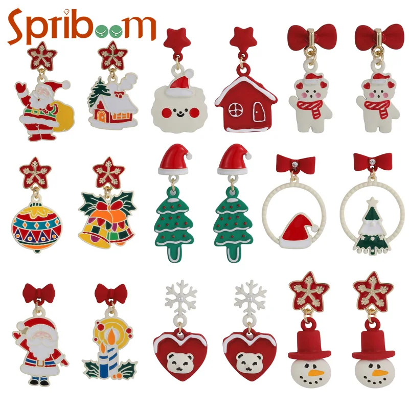 Christmas Tree Earrings for Women Cartoon Girls Stud Earring Santa Claus Elk Cute Studs 2022 New Trend Jewelry Party Accessories
Christmas Tree Earrings for Women Cartoon Girls Stud Earring Santa Claus Elk Cute Studs 2022 New Trend Jewelry Party Accessories