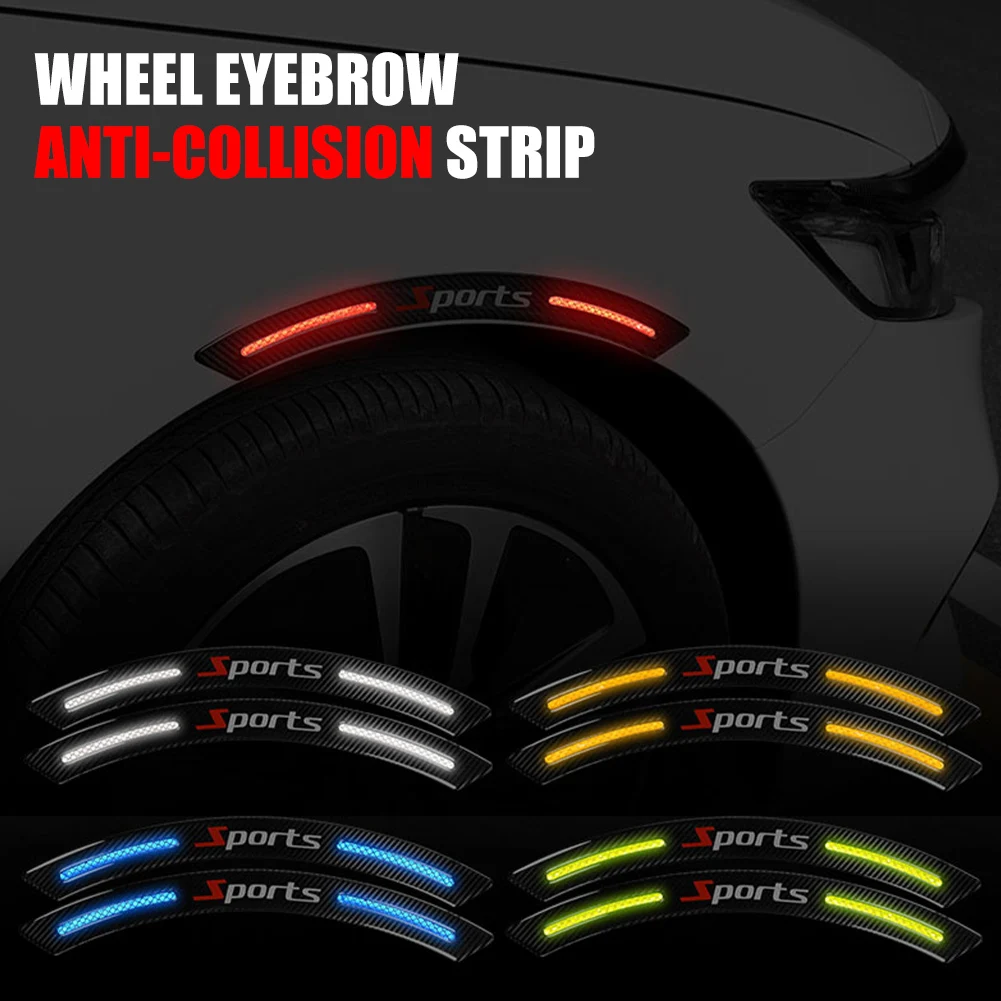 Anti-collision Car Wheel Arch Trim Reflective Strip Fender Auto Flare Edge Trim Protector Carbon Fiber Wheel Eyebrow Accessories
Anti-collision Car Wheel Arch Trim Reflective Strip Fender Auto Flare Edge Trim Protector Carbon Fiber Wheel Eyebrow Accessories