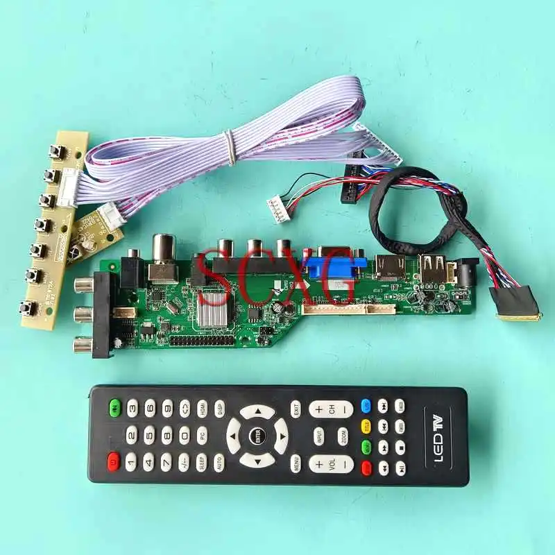 For B140XTN03.1 B140XTN03.6 Laptop Panel DVB Digital Controller Board USB AV RF LVDS 40 Pin 1366*768 14" HDMI-Compatible VGA Kit
For B140XTN03.1 B140XTN03.6 Laptop Panel DVB Digital Controller Board USB AV RF LVDS 40 Pin 1366*768 14" HDMI-Compatible VGA Kit