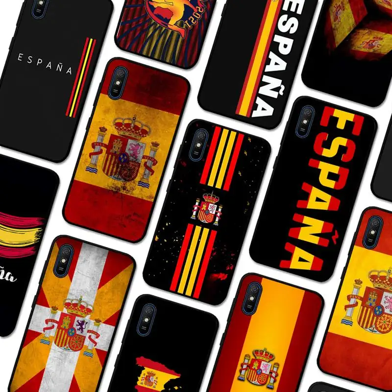 

Coat of Arms ESPANA Spain Flag Phone Case for Redmi 5 6 7 8 9 A 5plus K20 4X S2 GO 6 K30 pro coque