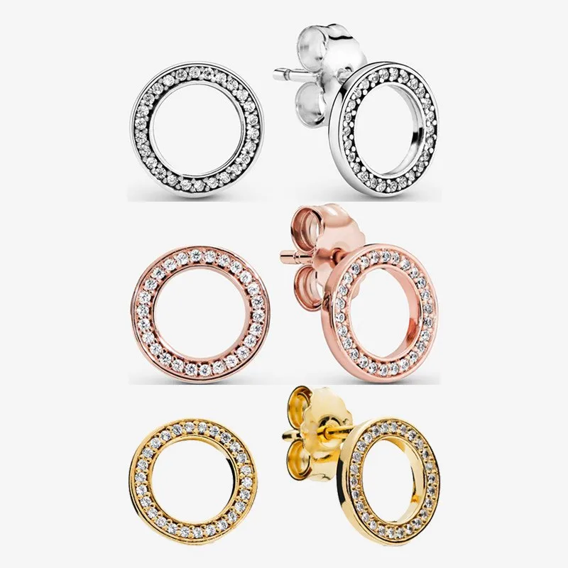 Authentic S925 Sterling Silver Shiny Round Cz Earrings Women's Fashion Silver Earrings Jewelry Gifts
Authentic S925 Sterling Silver Shiny Round Cz Earrings Women's Fashion Silver Earrings Jewelry Gifts