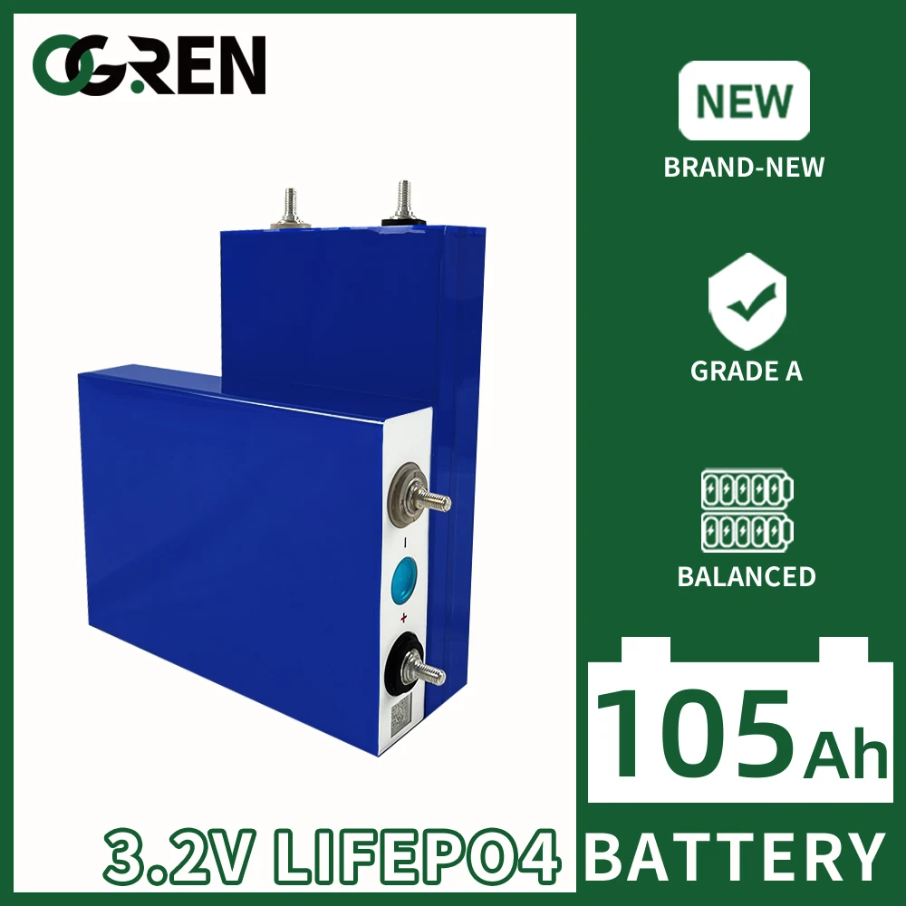Ogreen 1-32 шт. Новинка 3,2 В Ач LiFePO4 аккумулятор литий-железо-фосфатные элементы 12 в 24 в 48 в 96 в для EV RV Solar RV ЕС США без налогов
Ogreen 1-32 шт. Новинка 3,2 В Ач LiFePO4 аккумулятор литий-железо-фосфатные элементы 12 в 24 в 48 в 96 в для EV RV Solar RV ЕС США без налогов