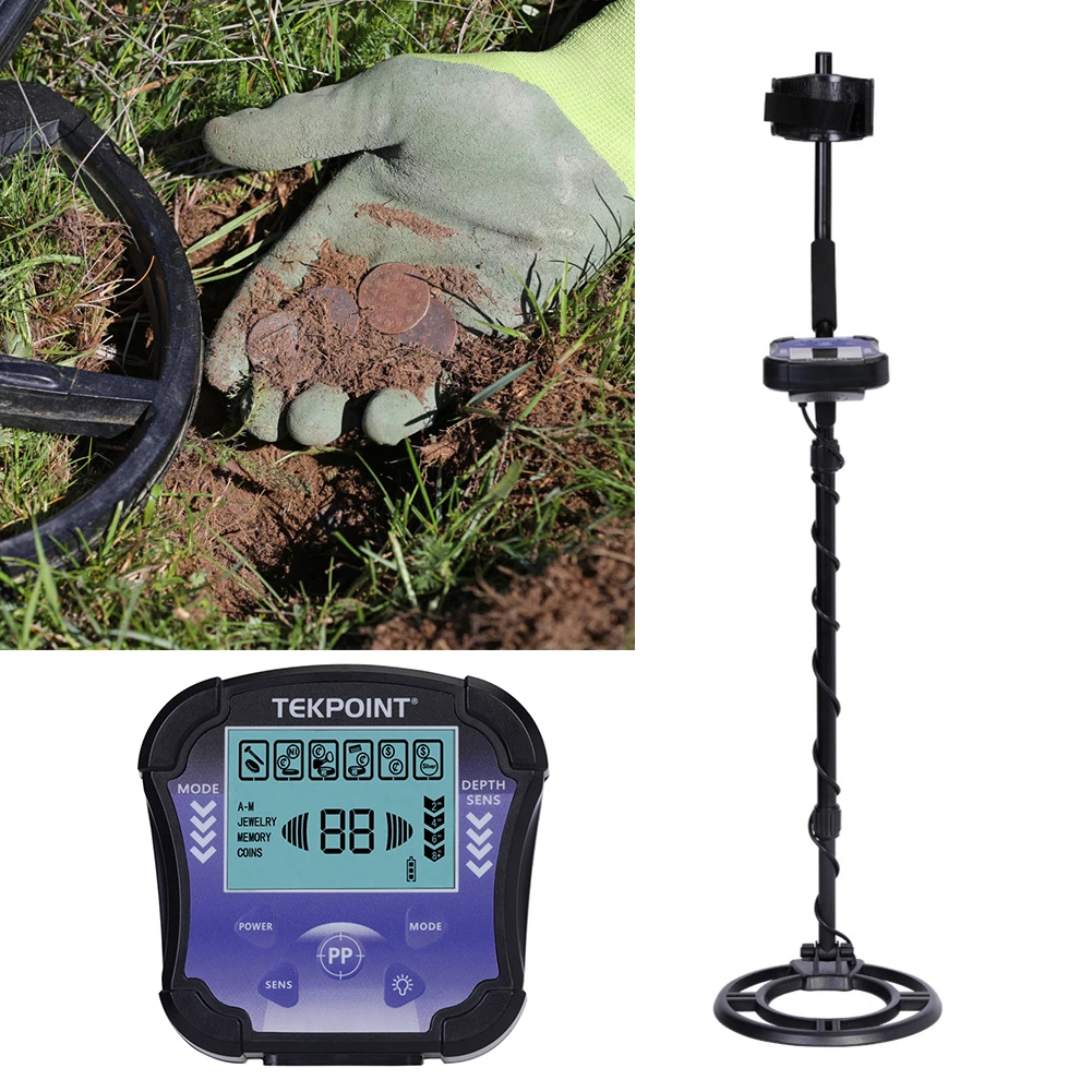 Underground Metal Detector LCD Digital Display Hunter Detecting Pinpointer Gold Silver Jewelry Digger Treasure Finders 
Underground Metal Detector LCD Digital Display Hunter Detecting Pinpointer Gold Silver Jewelry Digger Treasure Finders