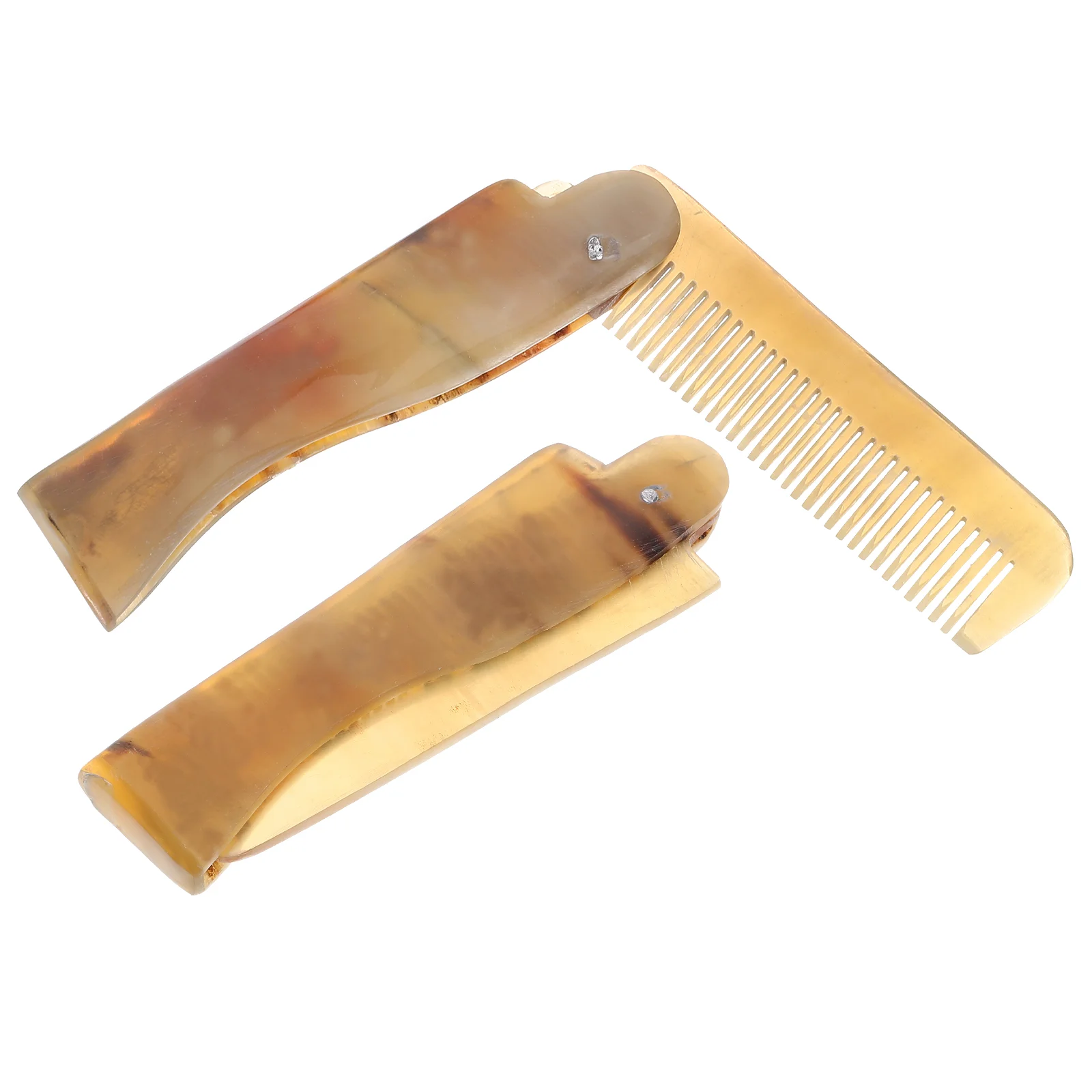 2 Pcs Folding Comb Portable Pocket Foldable Ox Horn Anti-static Health Massage Travel
2 Pcs Folding Comb Portable Pocket Foldable Ox Horn Anti-static Health Massage Travel