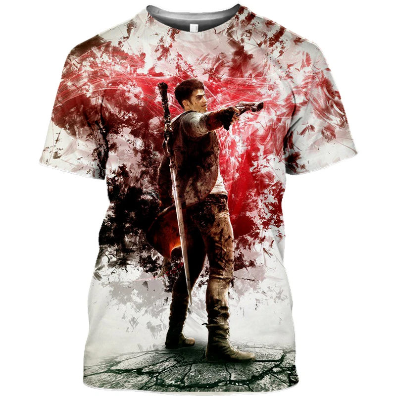 NEW T Shirts Akira Devil Ryo Anime Manga Clothes New Arrival Game Devil May Cry T-Shirt Dante Cotton Tees Short Sleeve Devilman
NEW T Shirts Akira Devil Ryo Anime Manga Clothes New Arrival Game Devil May Cry T-Shirt Dante Cotton Tees Short Sleeve Devilman