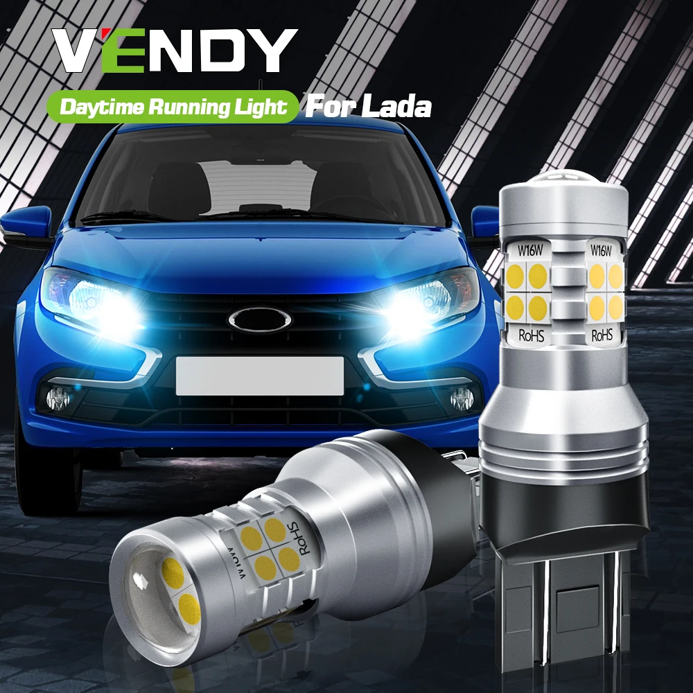 2pcs LED Daytime Running Light DRL Bulb Lamp Canbus Error Free W21/5W 7443 T20 For Lada Granta 2190 2192 2194 2191 Kalina Vesta
2pcs LED Daytime Running Light DRL Bulb Lamp Canbus Error Free W21/5W 7443 T20 For Lada Granta 2190 2192 2194 2191 Kalina Vesta