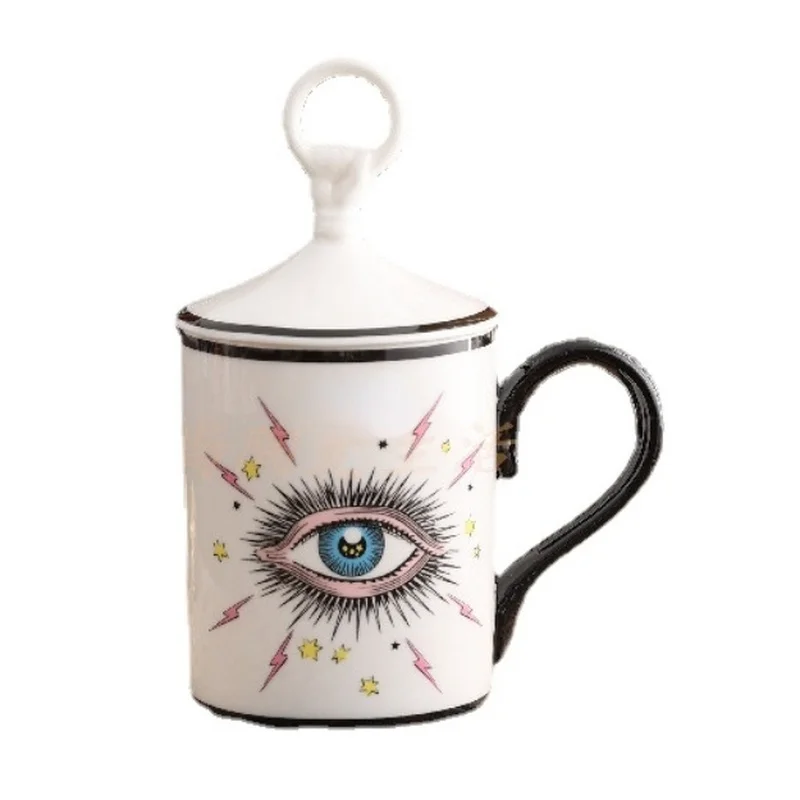 Brand G European Ceramic Funny Cool Cup with Lid Bone China Mug Milk Cup and Coffee Tazas coffee mug with lid
Brand G European Ceramic Funny Cool Cup with Lid Bone China Mug Milk Cup and Coffee Tazas coffee mug with lid