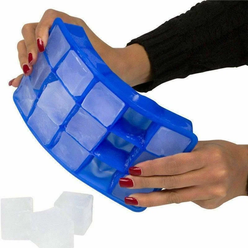 15 Grid Silicone Ice Cube Tray with Lid Ice Cube Mold Food Grade Silicone Whiskey Cocktail Drink Chocolate Ice Cream Maker Party
15 Grid Silicone Ice Cube Tray with Lid Ice Cube Mold Food Grade Silicone Whiskey Cocktail Drink Chocolate Ice Cream Maker Party