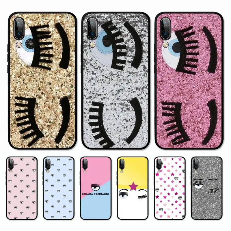 

Hot Ferragnies Eyes Chiara Phone Case for Vivo Y91C Y11 17 19 17 67 81 Oppo A9 2020 Realme c3